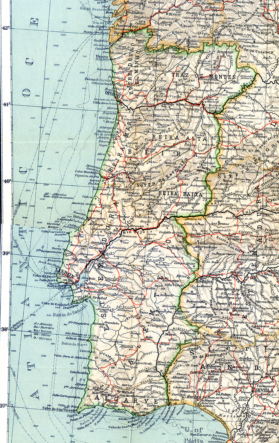 Portugal Map  HD Map of the Portugal to Free Download